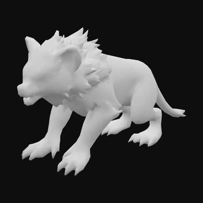 3D model for south african Honey Badger, anime like pokemon, spiritual pets. fantasy,Stylized, epic and magestic south african Honey Badger. fierce, mature