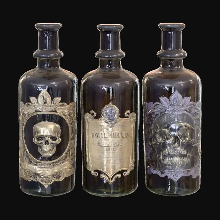 3D model for Potion Bottles Collection, #Halloween2025#