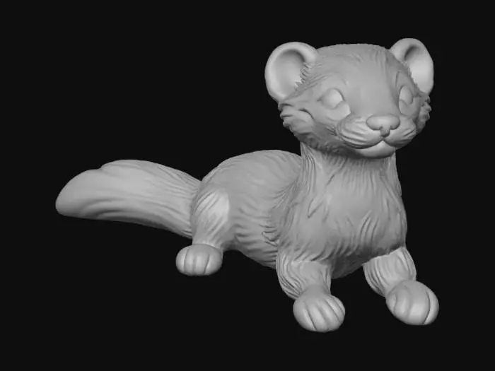 3D model for Blue Whisker