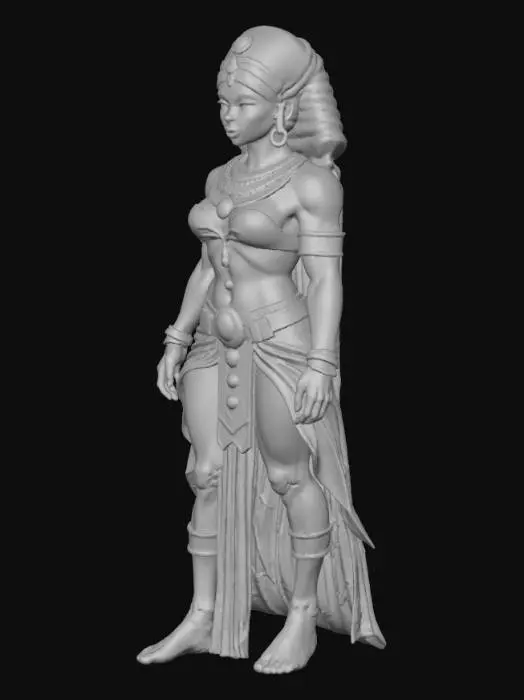 3D model for Nubian Princess