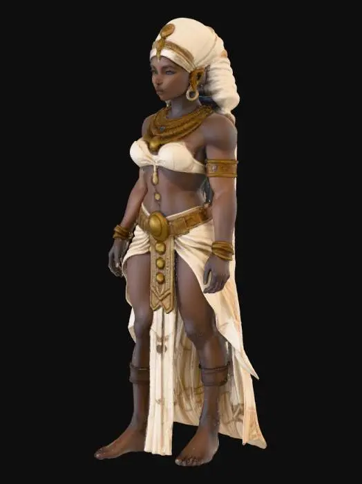 3D model for Nubian Princess