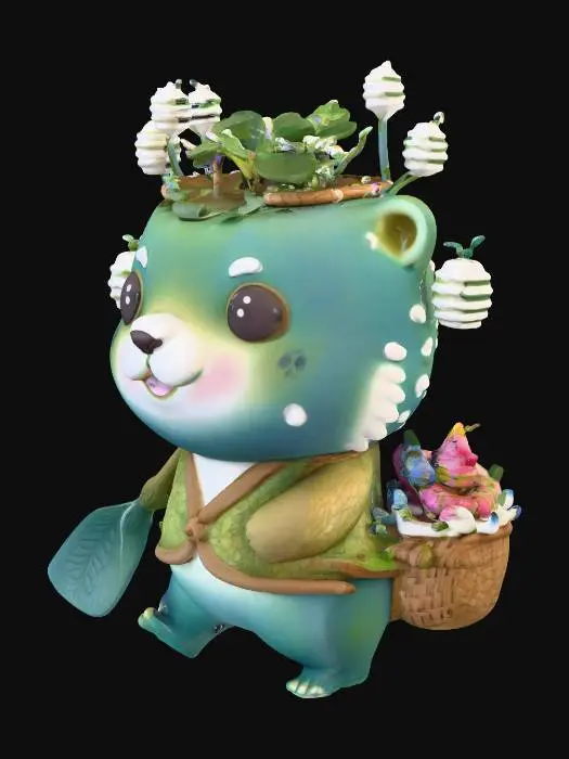 3D model for River Adventure Otter