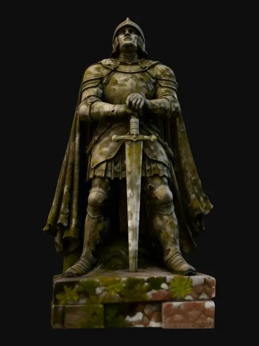 3D model for Stone Warrior Monument