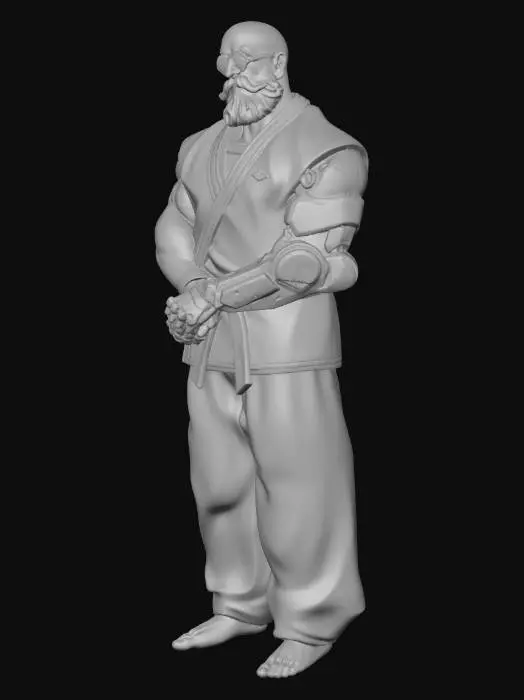 3D model for Cyborg Sensei