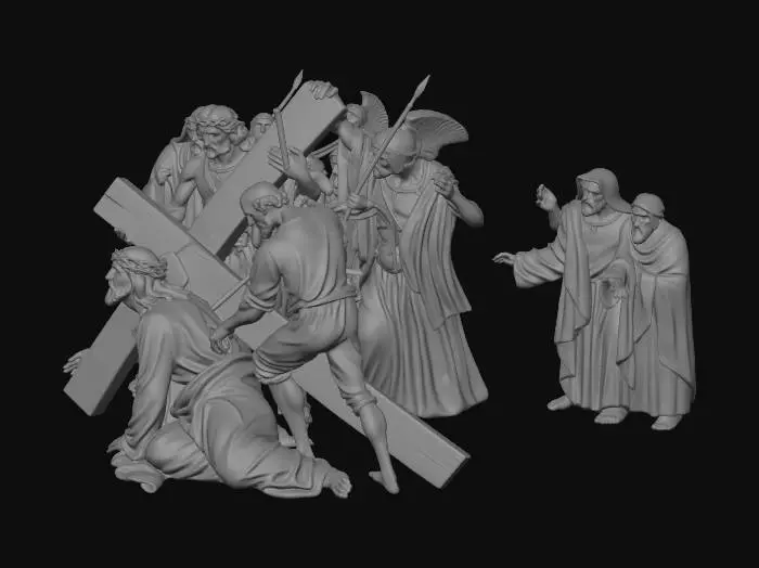 3D model for Jesus Christ second station