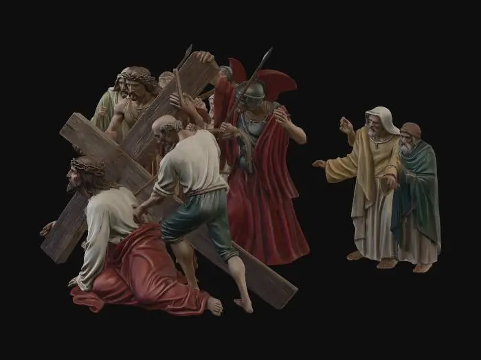 3D model for Jesus Christ second station