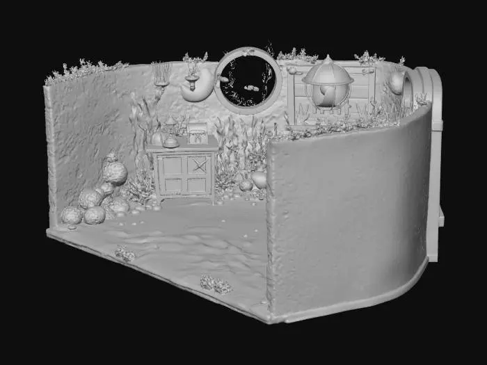 3D model for Sunken Treasure Chamber