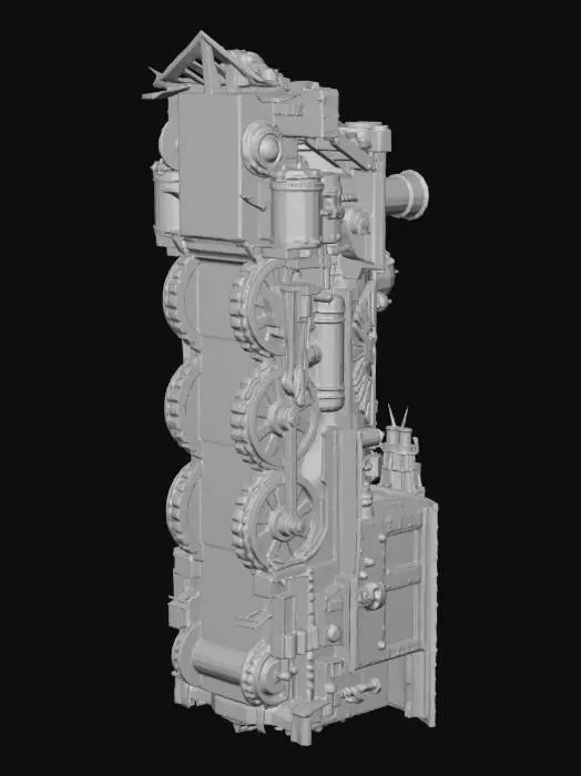 3D model for warhammer train