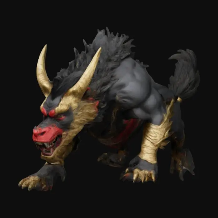 3D model for Black Myth: Wukong, Beast