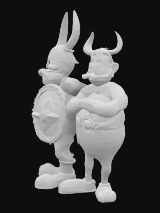 3D model for Astérix and Obélix 