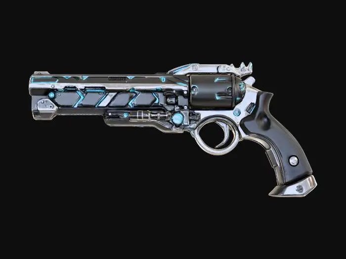 3D model for Cyber Revolver