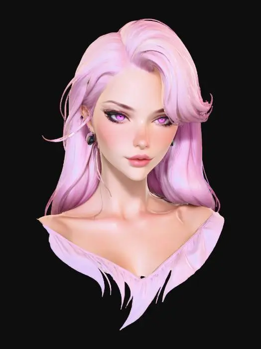 3D model for Ethereal Beauty