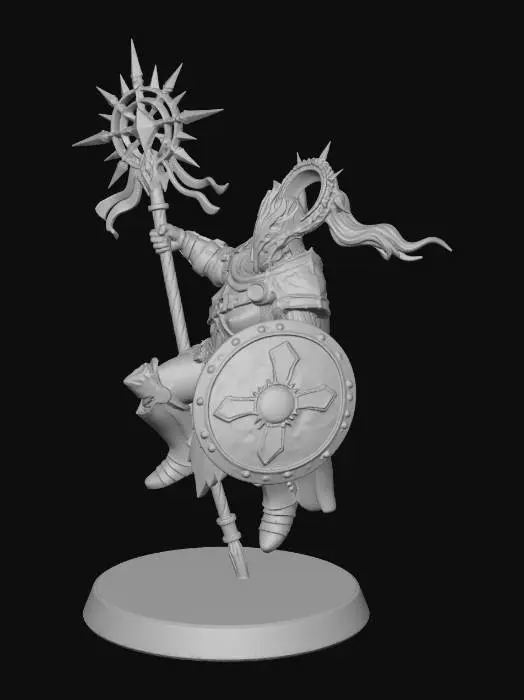 3D model for The White Cleric