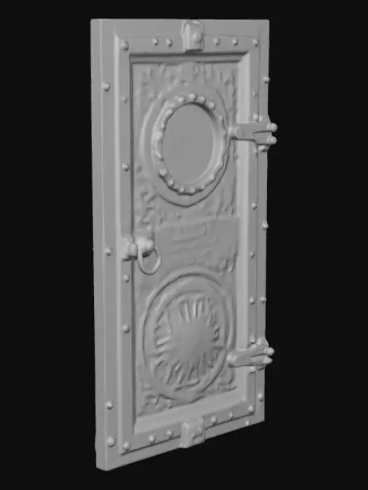 3D model for железная гермодверь