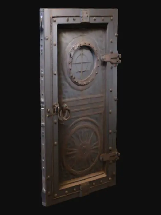 3D model for железная гермодверь