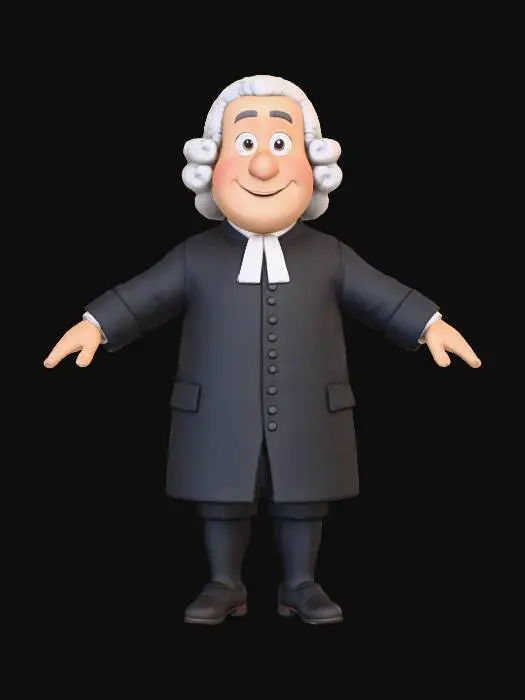 3D model for Gentle Clergyman