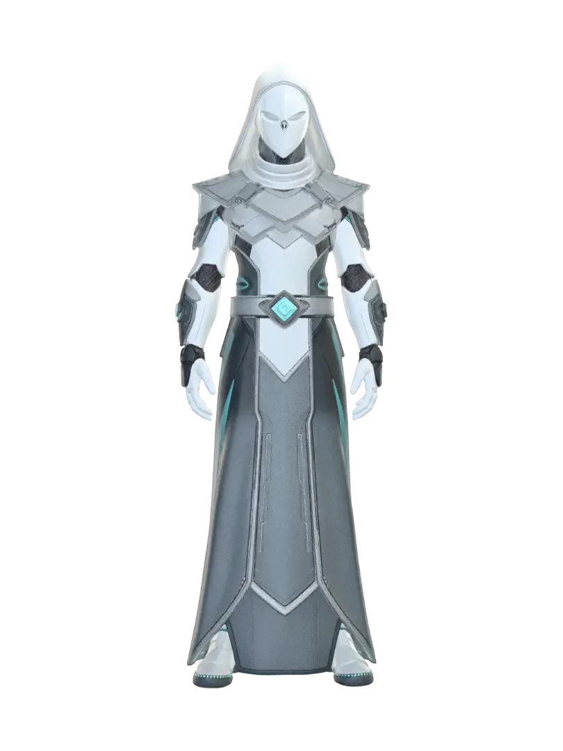 emissary - Neutralpose 3D model, vytvořený pomocí AI