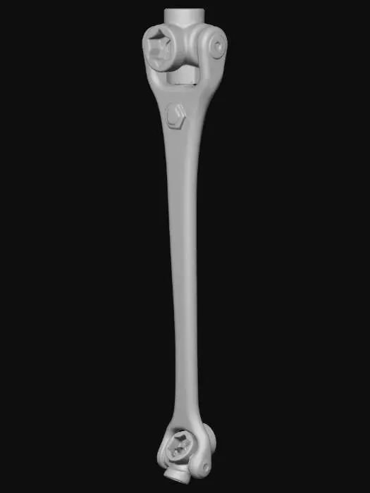 3D model for Double-ended Torx wrench
