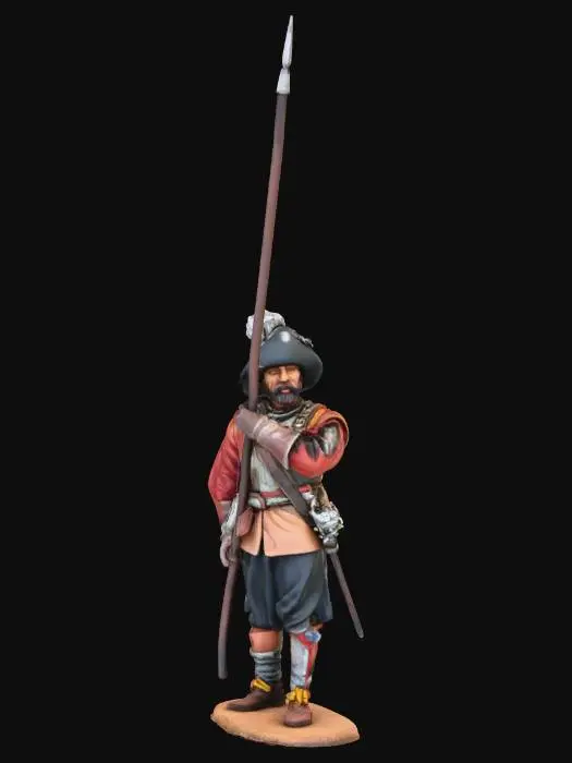 3D model for Pikeman Figurine