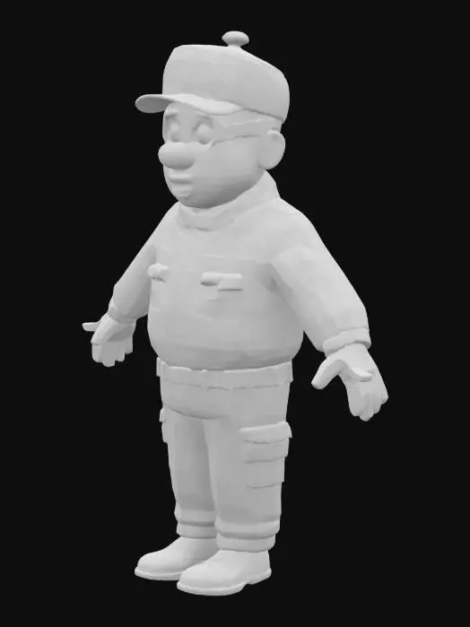 3D model for Police Patrolman