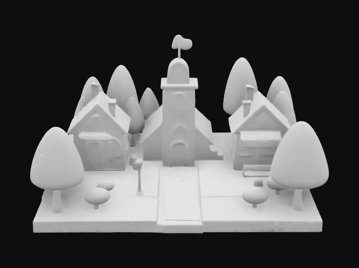 3D model for small city