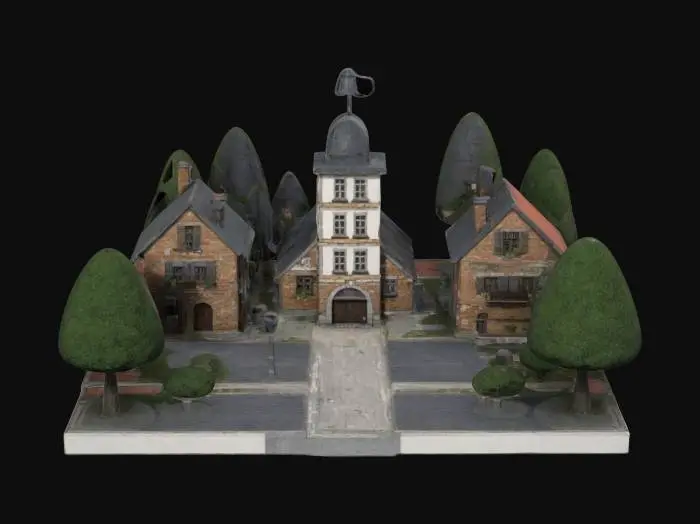 3D model for small city