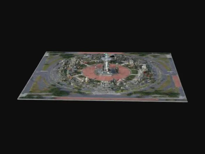 3D model for small city