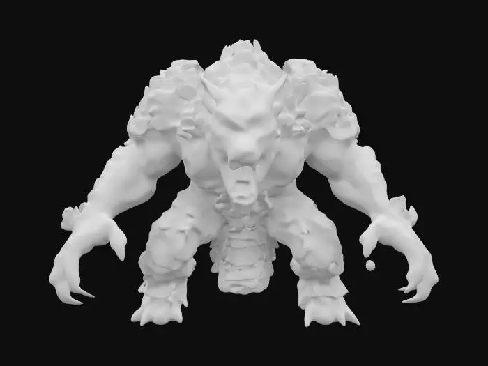 3D model for Fenrir from Norse Mythology