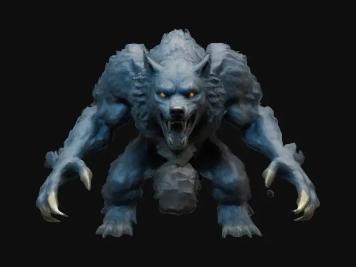 3D model for Fenrir from Norse Mythology