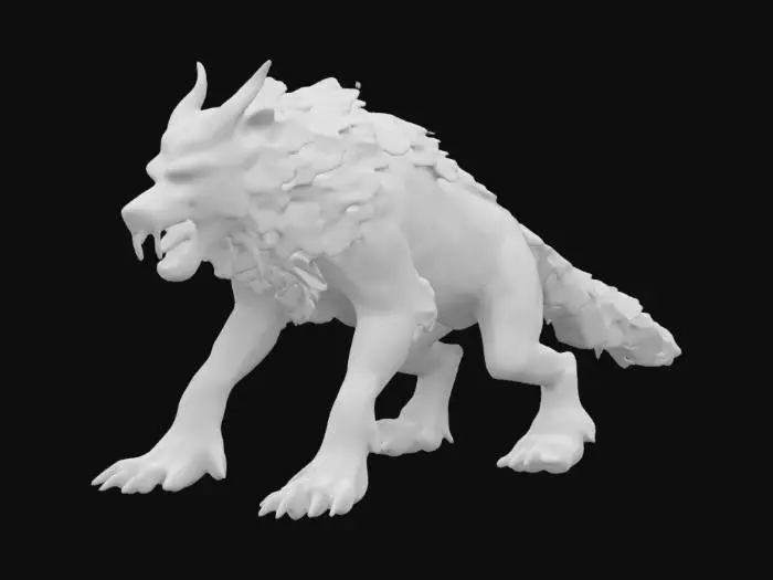 3D model for Fenrir from Norse Mythology