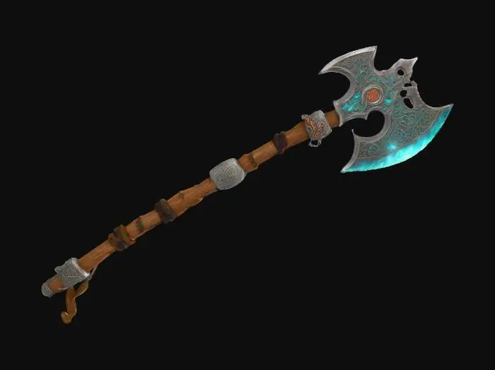 3D model for Mystical Enchanted Ancient Axe