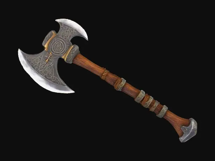 3D model for Mystical Enchanted Ancient Axe