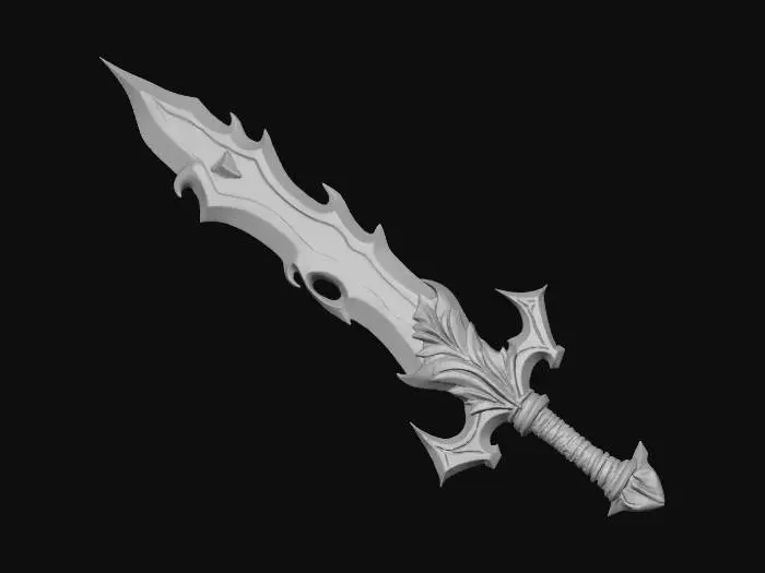 3D model for Legendary Inferno Greatsword