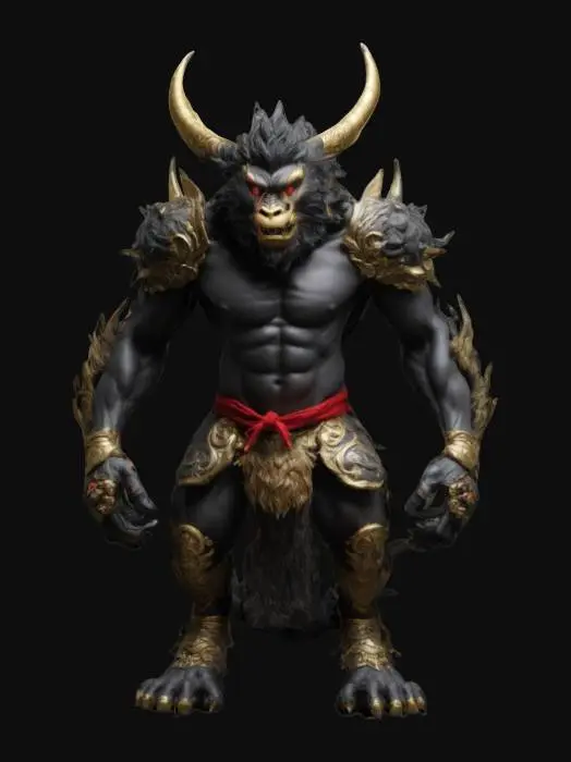 3D model for Black Myth: Wukong, Beast