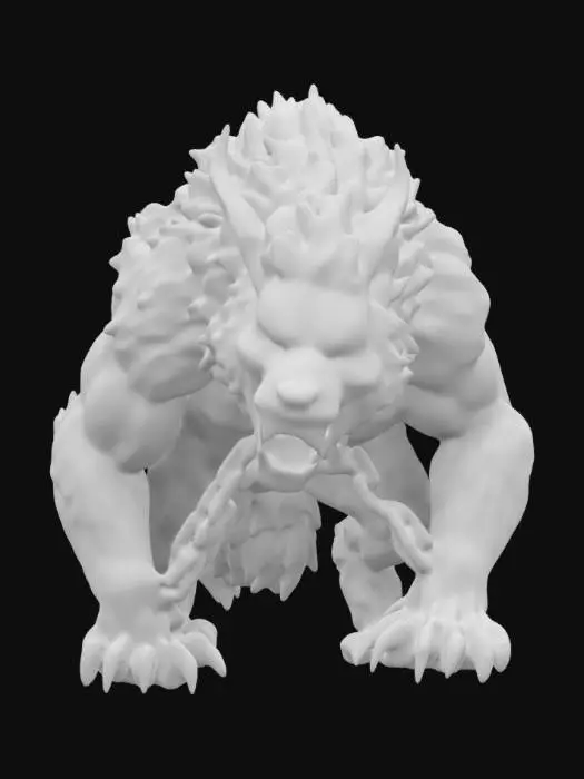 3D model for Fenrir from Norse Mythology