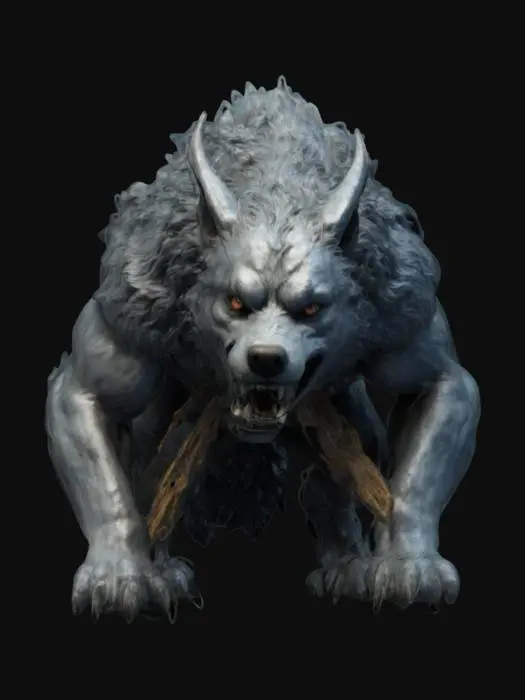 3D model for Fenrir from Norse Mythology