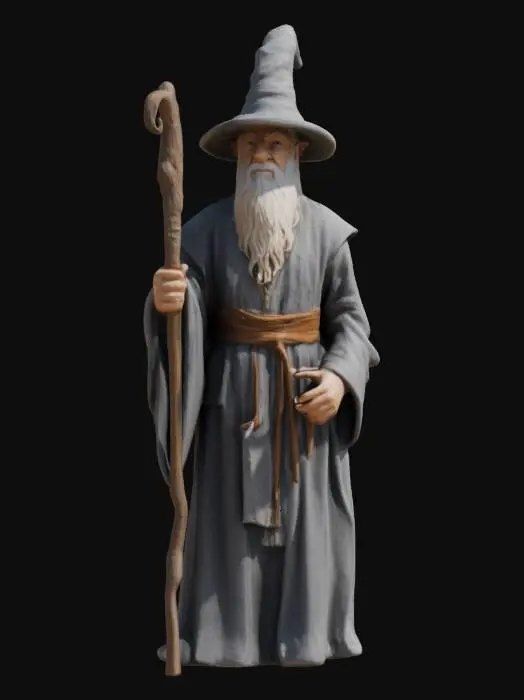 3D model for Create Gandalf character from The Lord of The Rings