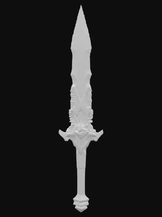 3D model for A low poly Fantasy Legendary Greatsword