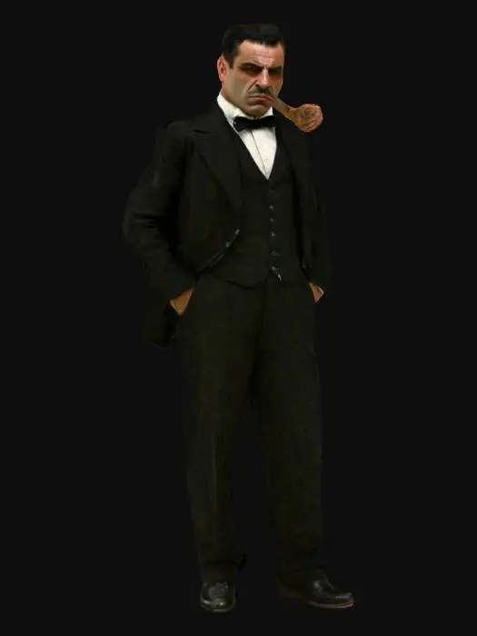 3D model for 1900s Sicilian Mafia Boss