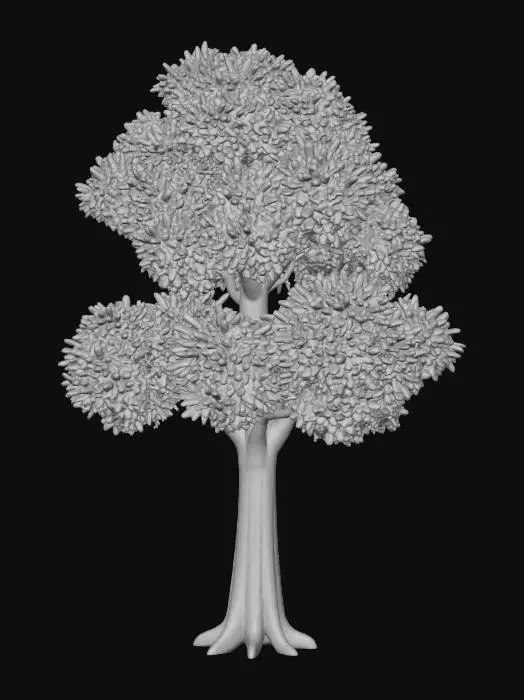 3D model for Oak tree