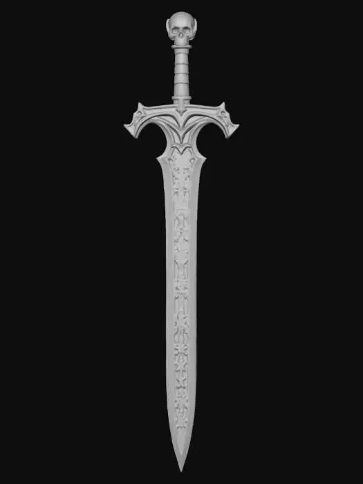 3D model for King's Zweihander