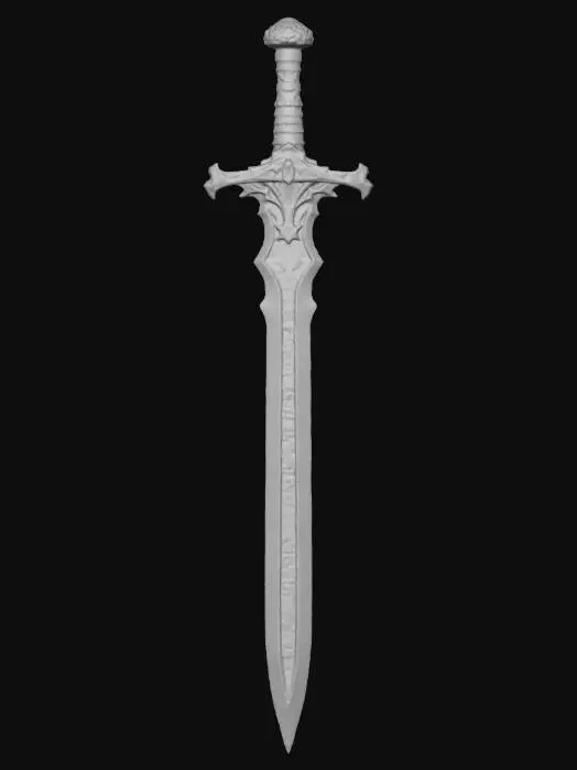 3D model for King's Zweihander