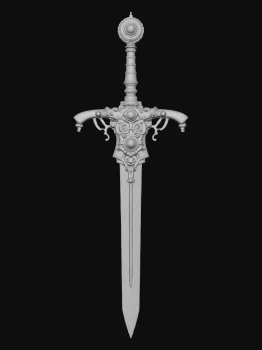 3D model for Steampunk Greatsword