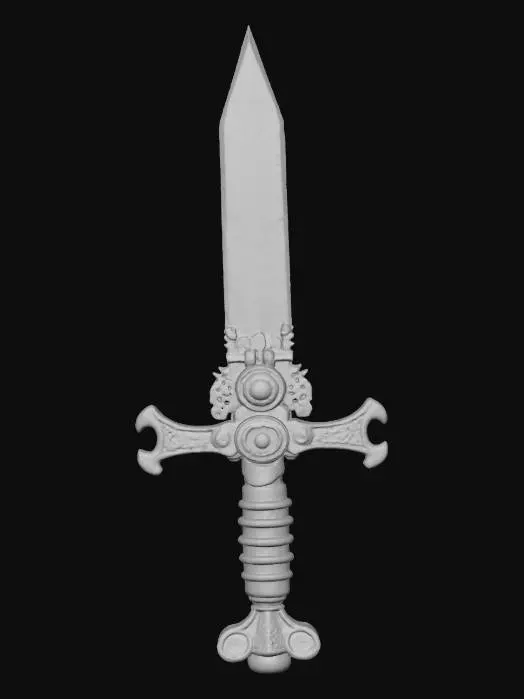 3D model for Steampunk Greatsword