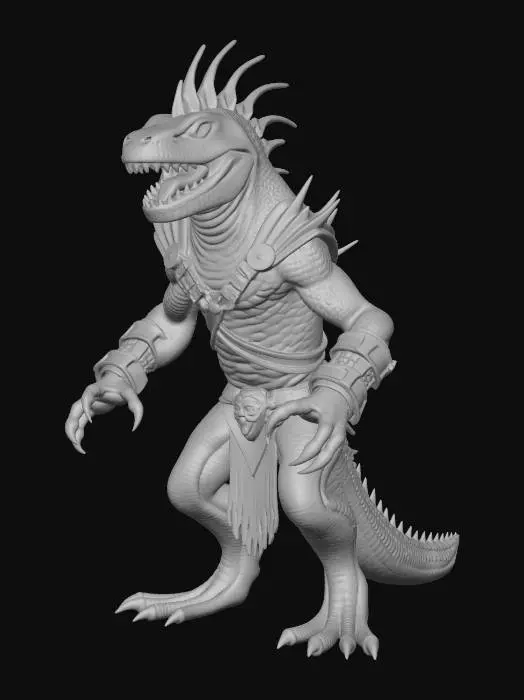3D model for Lizardman