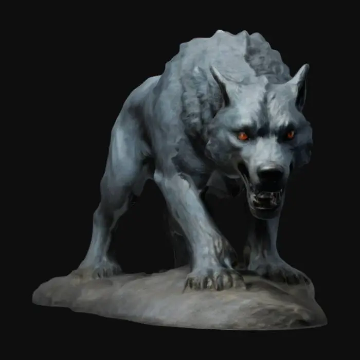 3D model for Fenrir from Norse Mythology