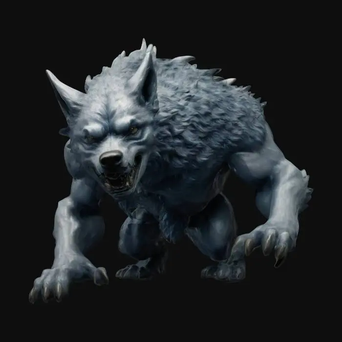 3D model for Fenrir from Norse Mythology