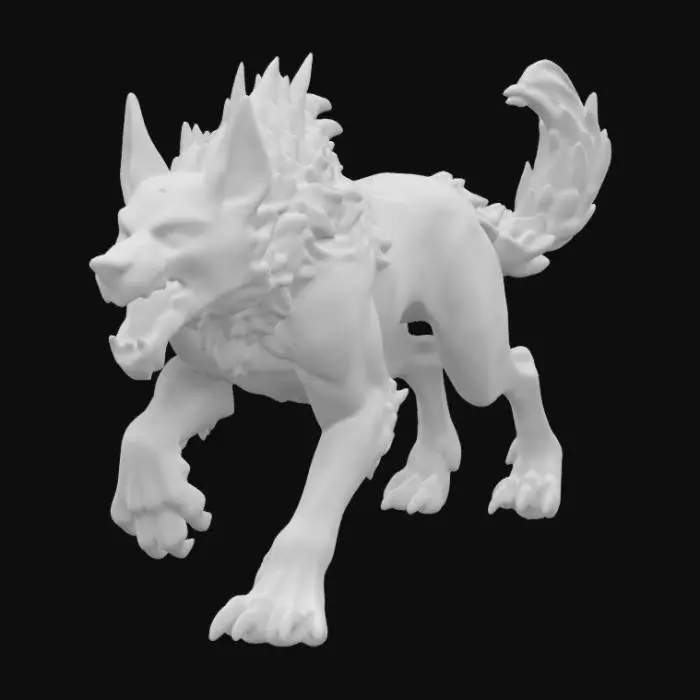3D model for Fenrir from Norse Mythology