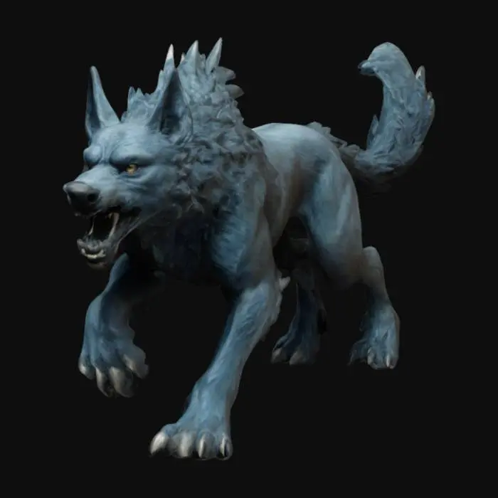 3D model for Fenrir from Norse Mythology