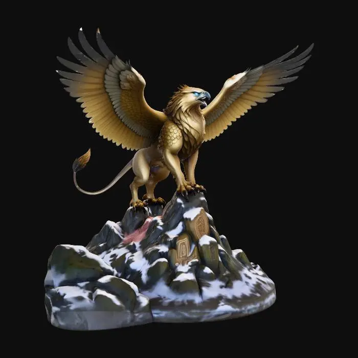 3D model for Guardian of the Peaks